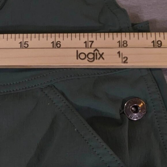 Duluth Trading Heirloom Gardening Bib Overalls Green Womens L x 31 Cottagecore - Picture 9 of 16